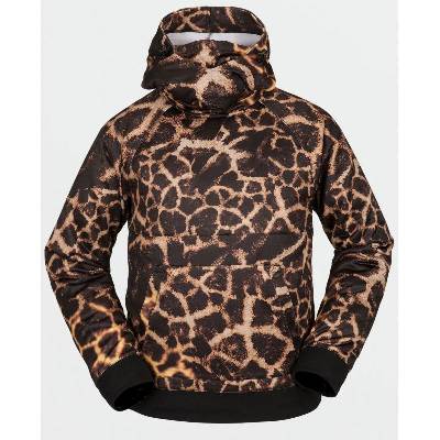 Volcom MIKINA Hydro Riding Hoodie - hnědá - XL