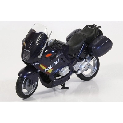 Mondo Motors Motorka BMW španělská Policie Polizia model modrá 1:18