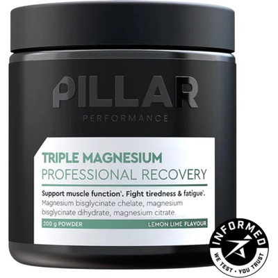 Pillar Performance Triple Magnesium Powder Profesionálna regenerácia 200 g