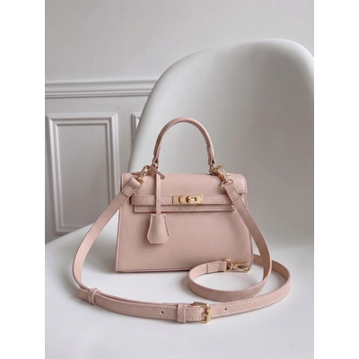 Mini crossbody a kabelka do ruky ružová