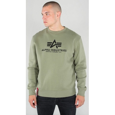 Alpha Industries mikina Basic Sweater olivová