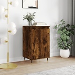 vidaXL Бюфет опушен дъб 40x35x70 см инженерно дърво (831046)