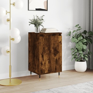 vidaXL Бюфет опушен дъб 40x35x70 см инженерно дърво (831046)