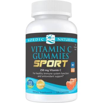 Nordic Naturals Vitamin C Gummies Sport 250 mg [120 желирани бонбони] Мандарина