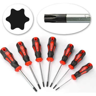 DEMA Skrutkovače Torx T10-T40, 7-dielna sada