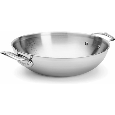 Wok na indukci AFFINITY 32 cm stříbrná nerezová ocel de Buyer