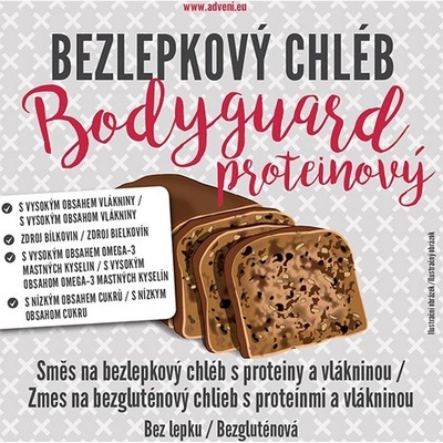 Adveni Bodyguard s proteiny a vlákninou 450 g