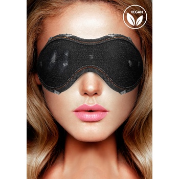 Image 1 of Ouch! Denim Eye Mask Roughend Denim Style Black