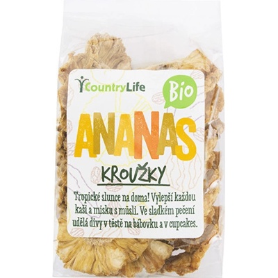 Country Life Ananas kroužky sušené Bio 100 g