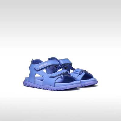 Geox J Sandal Fusbetto Girl fialová