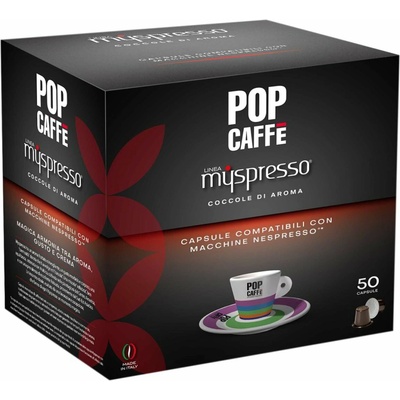 Pop Caffe kapsule kompatibilné Nespresso coccole di aroma 50 ks