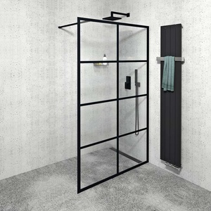 SAPHO Cure Black - Душ кабина 140x200 см, матово черно/прозрачно стъкло CB140 (CB140)