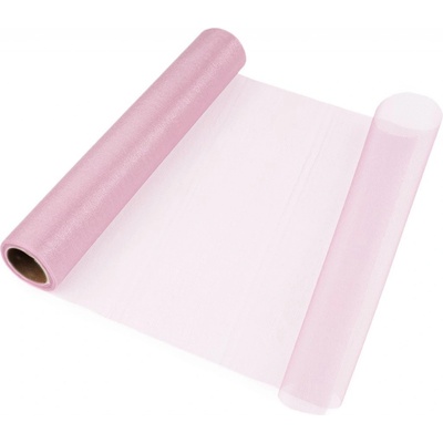 Prima-obchod Organza střední lesk šíře 36 cm, barva 43 růžová sv.