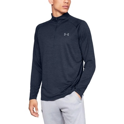 Under Armour Тениска с дълъг ръкав Under Armour UA Tech 2.0 1/2 Zip Син Velikost XXL