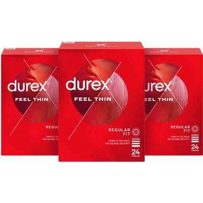 Durex Feel Thin 3 × 24 ks