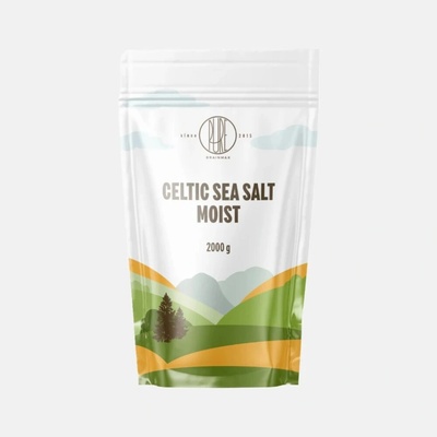 BrainMax Pure Celtic Sea Salt, Dry, Keltská mořská sůl, suchá, 2000 g