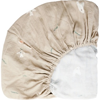 Cotton Hug Чаршаф с ластик Cotton Hug - Птички, 60 x 120 cm (CH070)