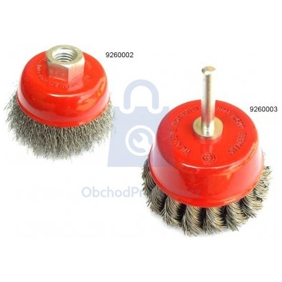 Kartáč hrncový se splétanými dráty copánkový 65mm / 0,50mm, balení 1 ks