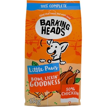 Barking Heads Little Paws Bowl Lickin Good Chicken 6 kg