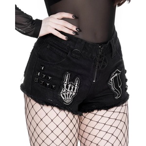 KILLSTAR Дамски къси панталони KILLSTAR - Maxine - ЧЕРЕН - KSRA001728