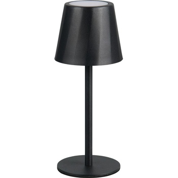 TRIO Матово черно LED настолна лампа с метален абажур (височина 21 cm) Diaz - Trio (R55961132)