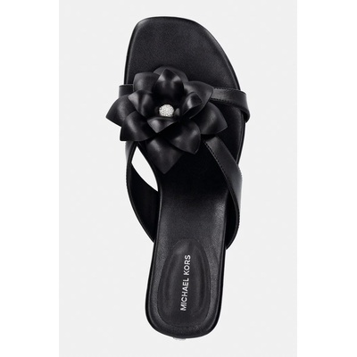 MICHAEL Michael Kors джапанки дамски от кожа Jacie Kitten Sandal (40S6JCMS3L.001)