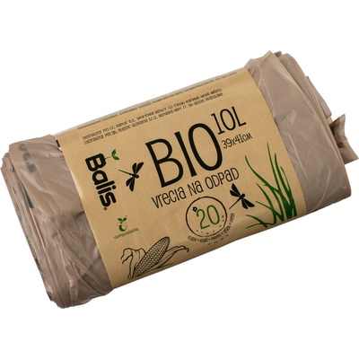 BIO Vrecia na odpad LDPE 10 l 13 µm 20 ks