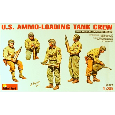 MiniArt U.S. Ammo-Loading Tank Crew 5 figúrok 1:35