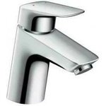 Hansgrohe Смесител за умивалник Hansgrohe Logis 70 с едноръкохватков механизъм, гланциран хром (71070000)