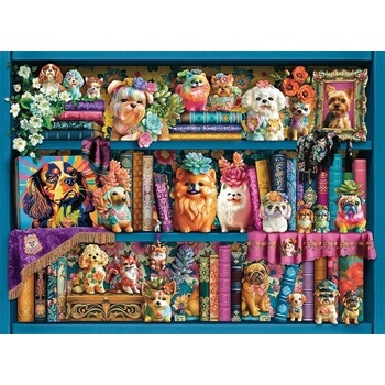 Ravensburger - Puzzle Precious Porcelain Pups - 500 piese