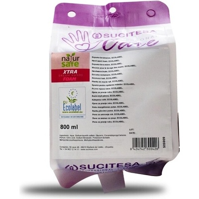 Sucitesa Natursafe dream hands pěnové mýdlo 6 ks 800 ml