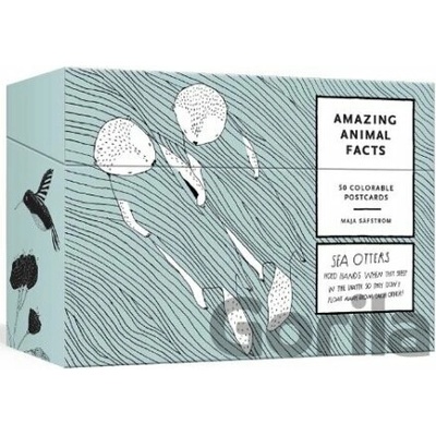 Amazing Animal Facts Postcards: 50 ColorableMaja Safstrom