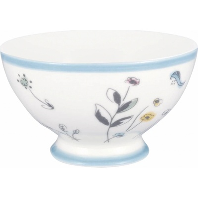 Green Gate Porcelánová miska Venissa white modrá 400 ml