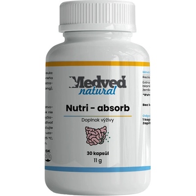 Medveď natural Nutri absorb 30 kapslí