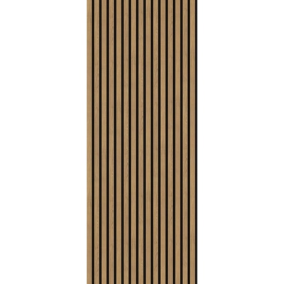 Akustický panel Wallnite Simple line černý filc Dub Rustikální 2750×604×21
