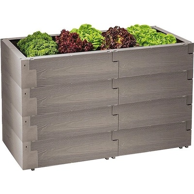 Juwel Vysoký záhon Timber plast 130 x 60 x 80 cm 20470