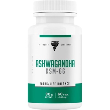 Image 1 of Trec Nutrition Ashwagandha KSM-66 200 mg [60 капсули]