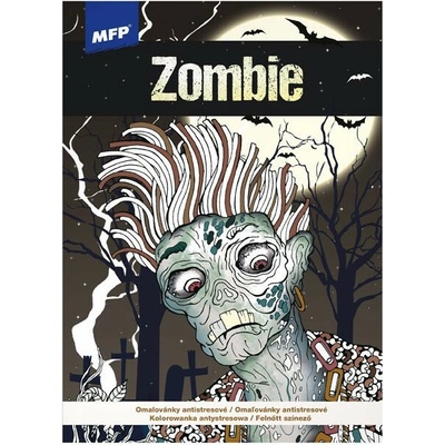Antistresové vymaľovánky Zombie