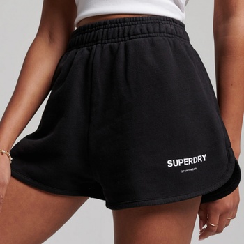 Superdry dámské kraťasy CODE CORE SPORT SWEATSHORT W7110326A02A Černá