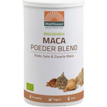 Image 1 of Mattisson Healthstyle Maca Powder Blend | Red, Yellow & Black Maca [300 грама]