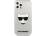 KARL LAGERFELD Гръб Karl Lagerfeld Choupette Head Glitter Case за iPhone 12 Pro Max 6.7 - Сребрист