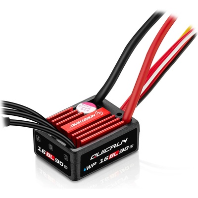 HOBBYWING Контролер безчетков за малки автомодели 1/18 мащаб Hobbywing QuicRun WP16BL30 G2 Brushless ESC 30A 2-3s for 1: 16 HW30110001 (HW30110001)