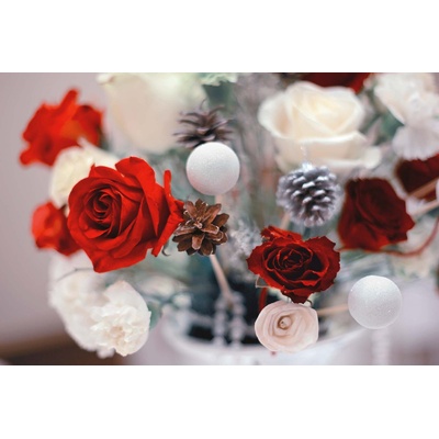 DIMEX ART Флизелинов фототапет коледен сватбен букет 375 x 250 см