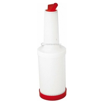 Barová láhev červená 1 l, polypropylen AS 7550415
