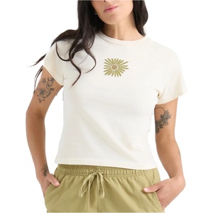 Roark Дамска тениска Roark Women's Flower Muse Tee T-shirt - Bone - размер XS (916-5750-0111)