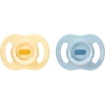 Tommee Tippee Ортодонтични залъгалки Tommee Tippee - Ultra Light Stay Put, 6-18 м, жълта/синя (433595) - ozone