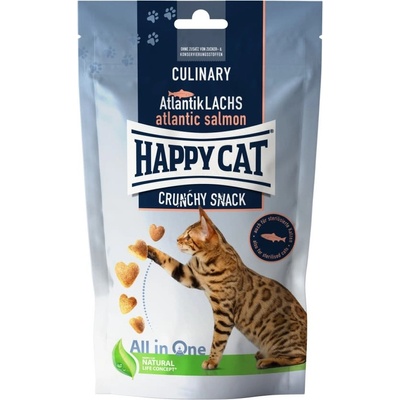 Happy Cat Crunchy Snack Atlantik Lachs 70 g