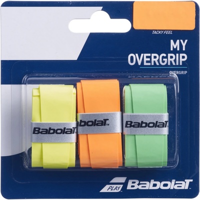 Babolat My overgrip 3ks zelená/žlutá/oranžová