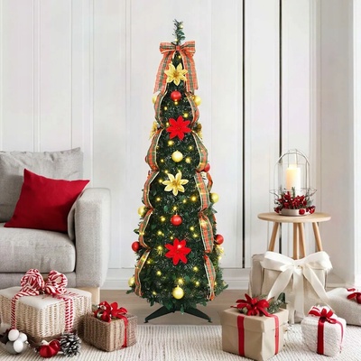VidaXL Umelý vianočný stromček 121 - 150 cm
