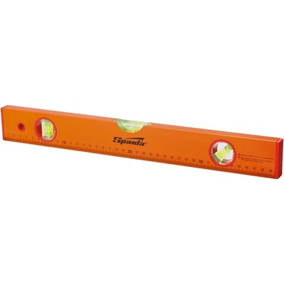 Sparta Нивелир алуминиев, 400 мм, 3 либели, жълт, с линийка// Sparta